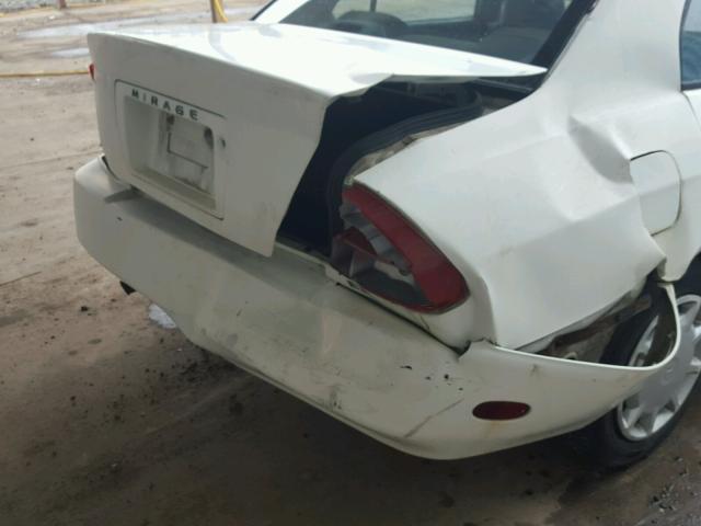 JA3AY26C11U045208 - 2001 MITSUBISHI MIRAGE ES WHITE photo 9