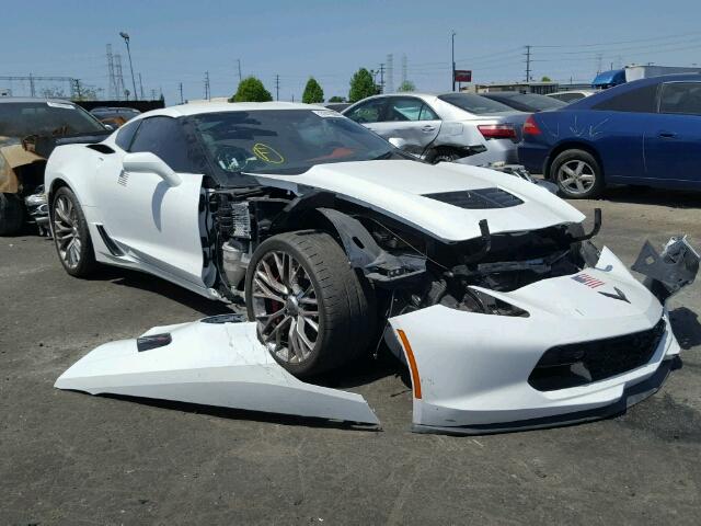 1G1YU2D63G5608442 - 2016 CHEVROLET CORVETTE 3 WHITE photo 1