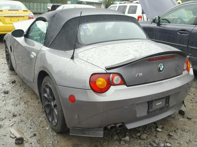 4USBT33433LS43492 - 2003 BMW Z4 2.5 GRAY photo 3