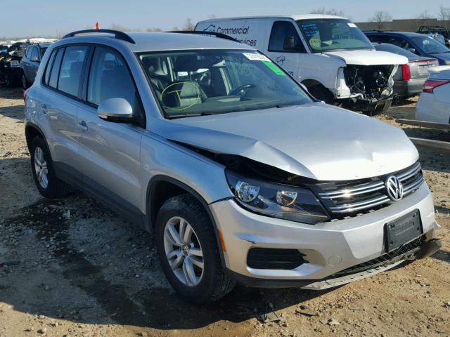 WVGAV7AX9GW508657 - 2016 VOLKSWAGEN TIGUAN S SILVER photo 1