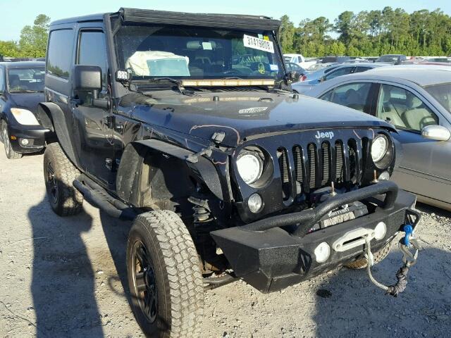 1C4AJWAG7EL259459 - 2014 JEEP WRANGLER S BLACK photo 1