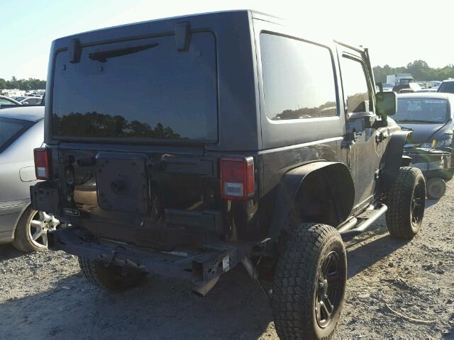 1C4AJWAG7EL259459 - 2014 JEEP WRANGLER S BLACK photo 4