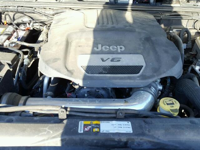 1C4AJWAG7EL259459 - 2014 JEEP WRANGLER S BLACK photo 7