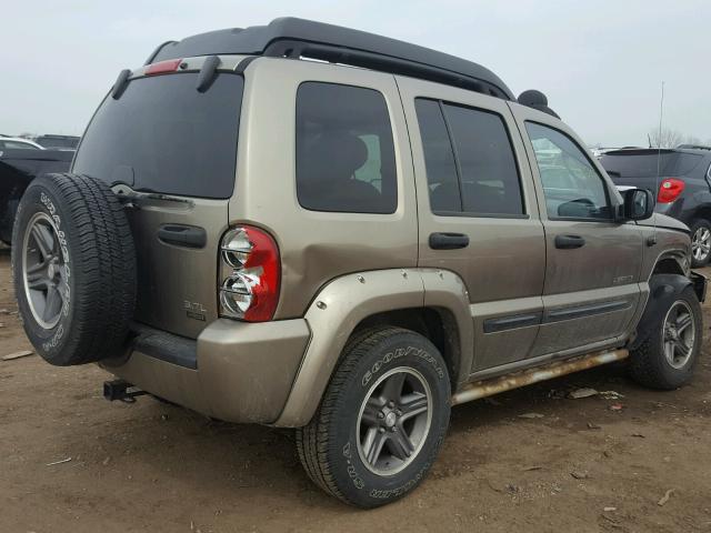 1J4GL38K54W119804 - 2004 JEEP LIBERTY RE GOLD photo 4