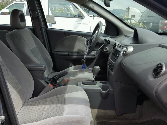 1G8AL52F35Z105865 - 2005 SATURN ION LEVEL შავი ფოტო 5