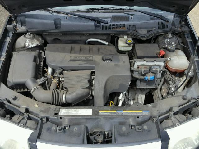 1G8AL52F35Z105865 - 2005 SATURN ION LEVEL შავი ფოტო 7