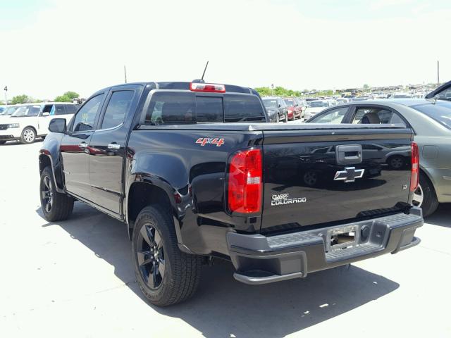 1GCGTCE35G1245519 - 2016 CHEVROLET COLORADO L BLACK photo 3