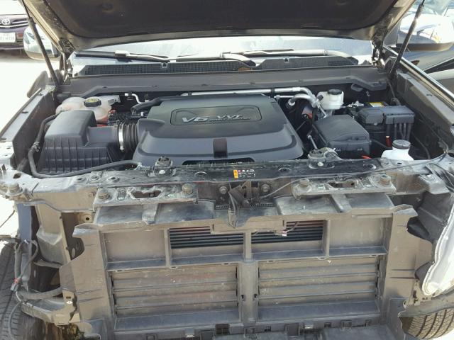 1GCGTCE35G1245519 - 2016 CHEVROLET COLORADO L BLACK photo 7