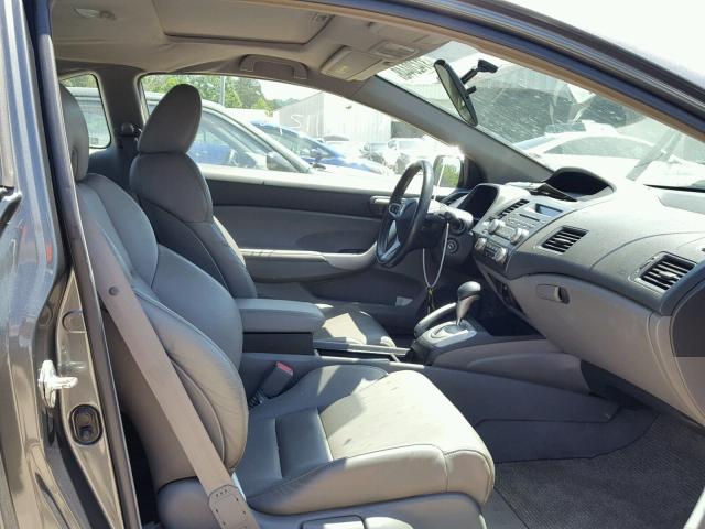 2HGFG12979H538910 - 2009 HONDA CIVIC EXL GRAY photo 5