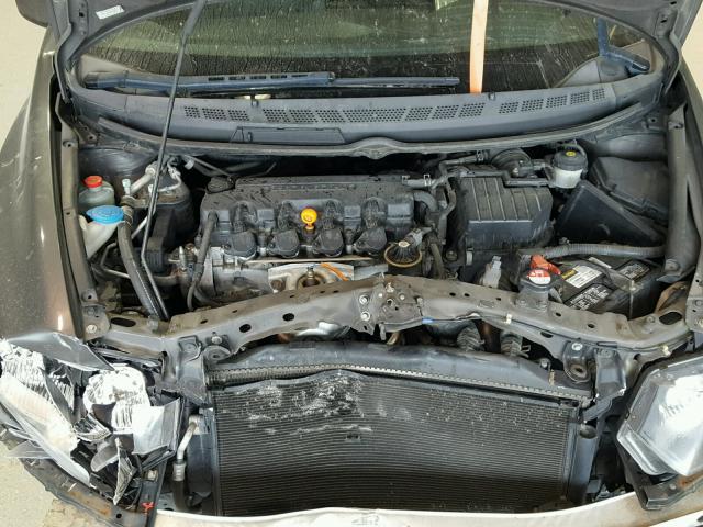 2HGFG12979H538910 - 2009 HONDA CIVIC EXL GRAY photo 7