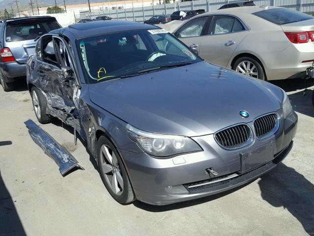 WBANV13508CZ53125 - 2008 BMW 528 XI CHARCOAL photo 1