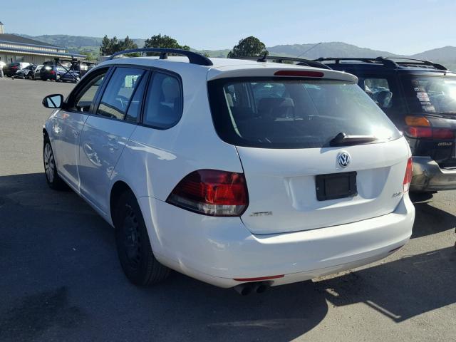 3VWKZ8AJ6AM683838 - 2010 VOLKSWAGEN JETTA S 白色 照片 3