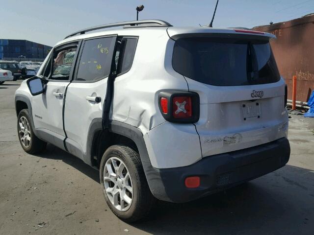 ZACCJBBT0FPB64843 - 2015 JEEP RENEGADE L SILVER photo 3