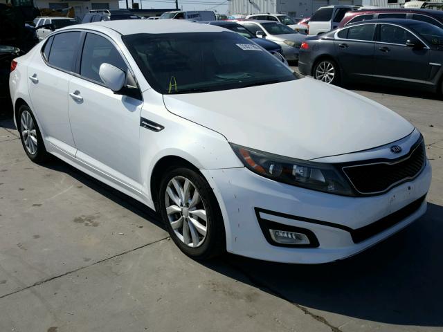 5XXGN4A73EG295183 - 2014 KIA OPTIMA EX WHITE photo 1