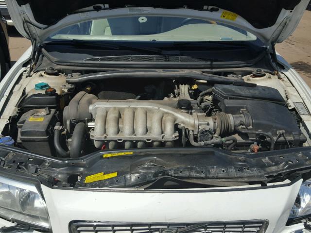 YV1TS92D541355753 - 2004 VOLVO S80 WHITE photo 7