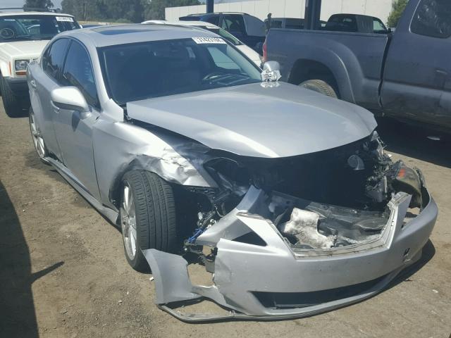 JTHBK262875034030 - 2007 LEXUS IS 250 SILVER photo 1