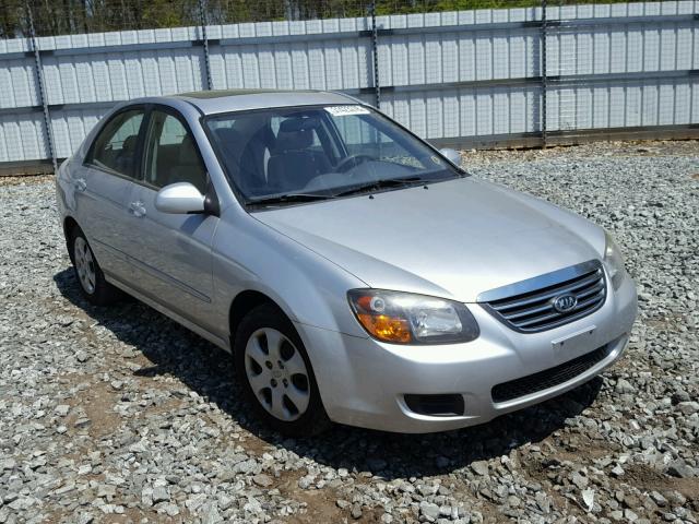 KNAFE221595648038 - 2009 KIA SPECTRA EX SILVER photo 1