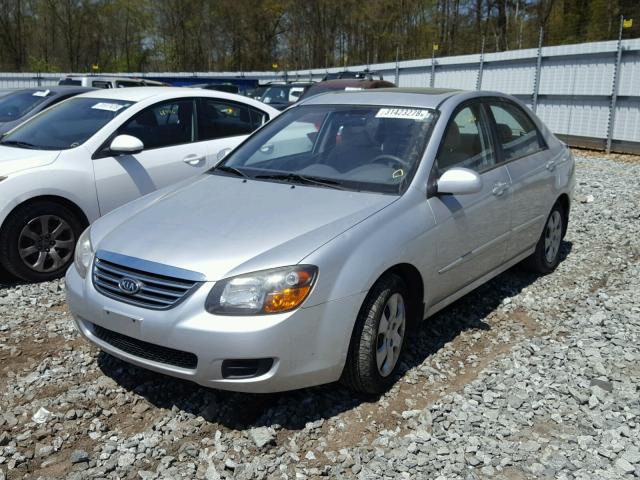 KNAFE221595648038 - 2009 KIA SPECTRA EX SILVER photo 2