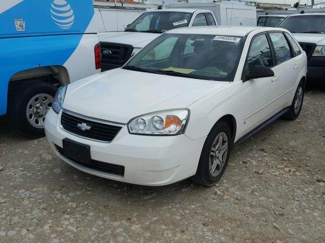 1G1ZS61816F153526 - 2006 CHEVROLET MALIBU MAX WHITE photo 2