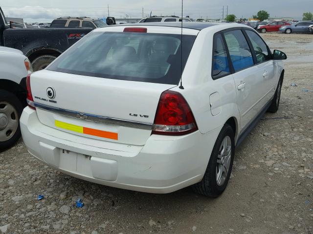 1G1ZS61816F153526 - 2006 CHEVROLET MALIBU MAX WHITE photo 4