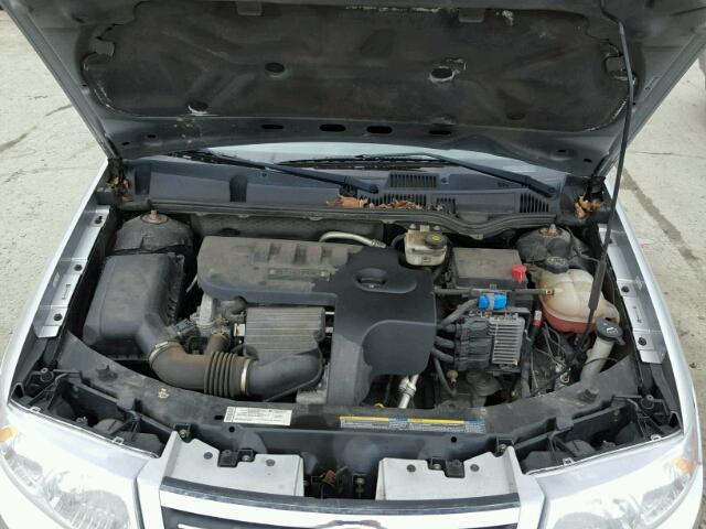 1G8AJ55F27Z203791 - 2007 SATURN ION LEVEL SILVER photo 7