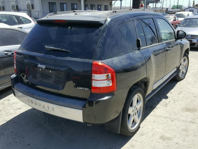 1J8FT57W27D100671 - 2007 JEEP COMPASS LI BLACK photo 4