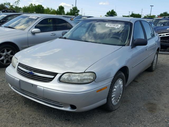 1G1ND52J62M645267 - 2002 CHEVROLET MALIBU SILVER photo 2