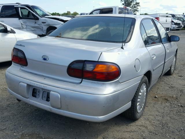 1G1ND52J62M645267 - 2002 CHEVROLET MALIBU SILVER photo 4