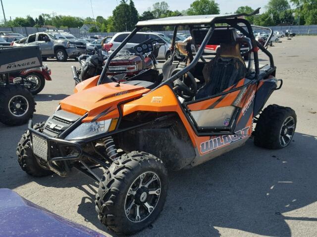 4UF13MPV7DT300846 - 2013 ARCTIC CAT WILDCAT ORANGE photo 2