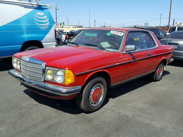 12305310010993 - 1978 MERCEDES-BENZ 280CE RED photo 2