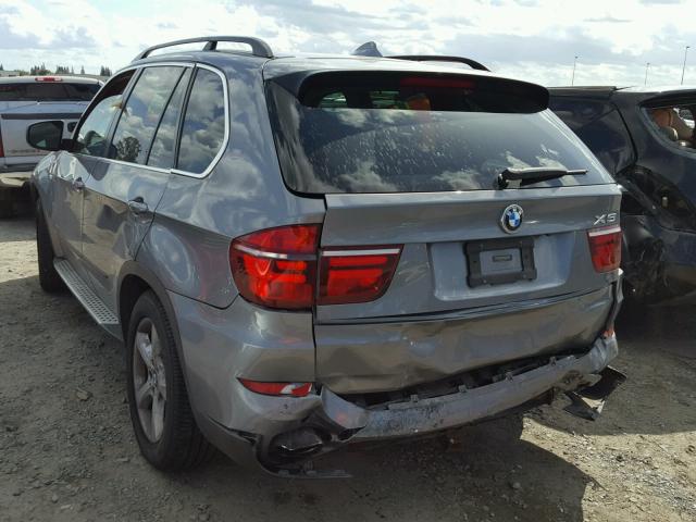 5UXZV8C51DL426510 - 2013 BMW X5 XDRIVE5 GRAY photo 3