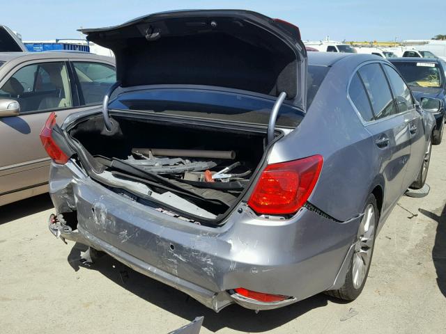 JH4KC1F93EC005080 - 2014 ACURA RLX ADVANC SILVER photo 4