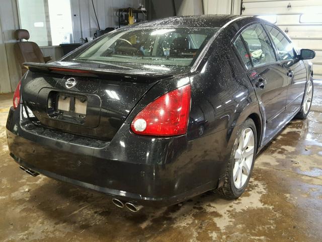 1N4BA41E87C864137 - 2007 NISSAN MAXIMA SE BLACK photo 4