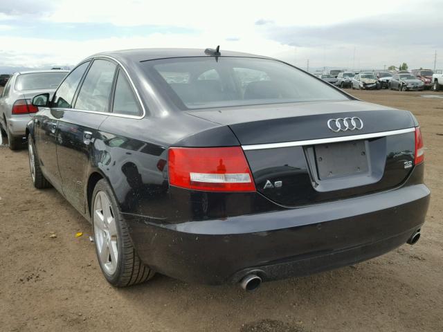 WAUEH74F96N167049 - 2006 AUDI A6 S-LINE BLACK photo 3