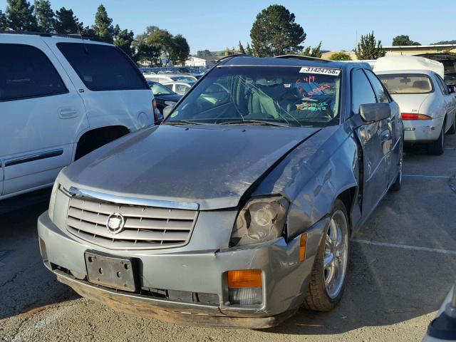 1G6DM577540179344 - 2004 CADILLAC CTS SILVER photo 2