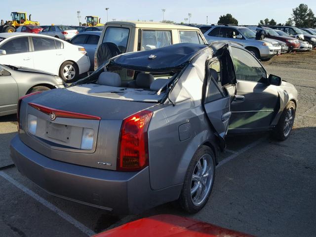 1G6DM577540179344 - 2004 CADILLAC CTS SILVER photo 4