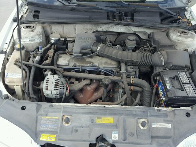 1G1JC524317390506 - 2001 CHEVROLET CAVALIER B WHITE photo 7