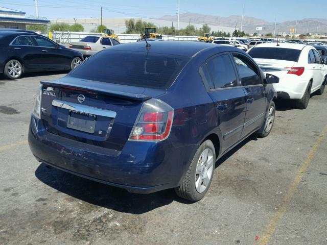 3N1AB6AP8BL730566 - 2011 NISSAN SENTRA 2.0 BLUE photo 4