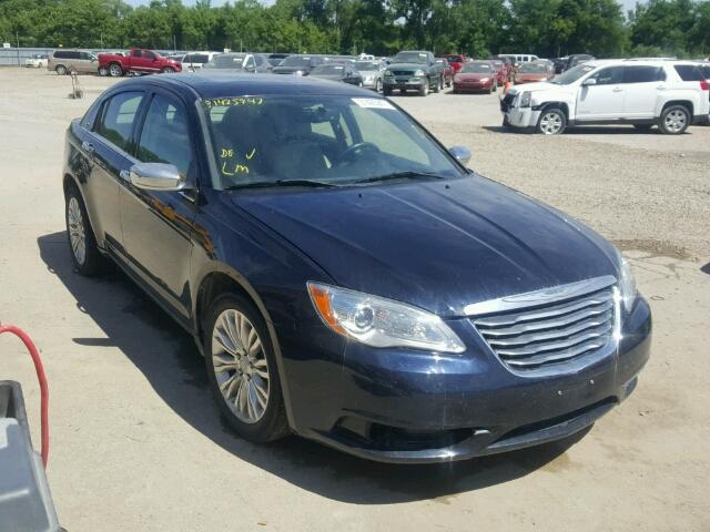 1C3CCBCB0CN107039 - 2012 CHRYSLER 200 LIMITE BLUE photo 1