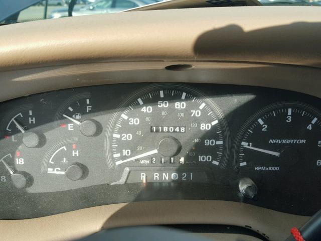 5LMFU28L3WLJ03048 - 1998 LINCOLN NAVIGATOR BLUE photo 8