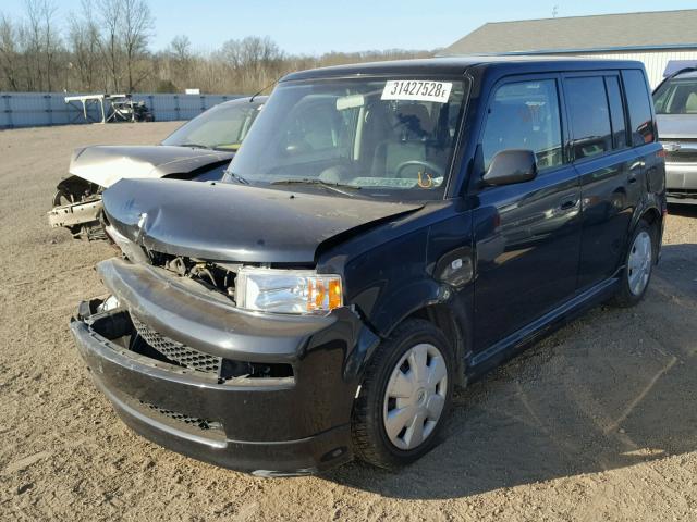 JTLKT324064117438 - 2006 TOYOTA SCION XB შავი ფოტო 2