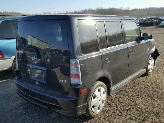 JTLKT324064117438 - 2006 TOYOTA SCION XB შავი ფოტო 4