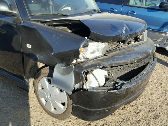 JTLKT324064117438 - 2006 TOYOTA SCION XB შავი ფოტო 9