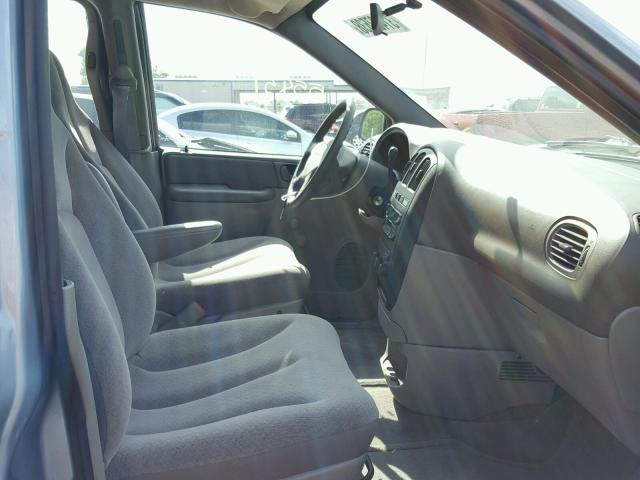 1C4GJ25B73B119304 - 2003 CHRYSLER VOYAGER BLUE photo 5