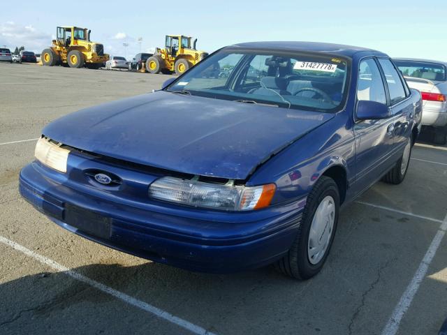 1FALP52U6SG236397 - 1995 FORD TAURUS GL BLUE photo 2