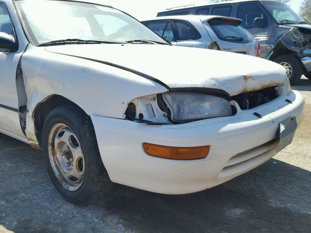 1Y1SK5266TZ042525 - 1996 GEO PRIZM BASE WHITE photo 9