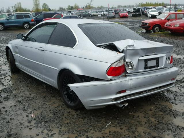 WBABN53411JU34569 - 2001 BMW 330 CI SILVER photo 3