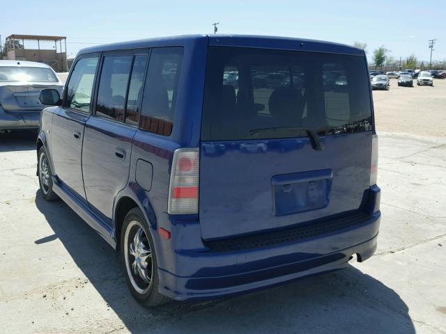 JTLKT334340132972 - 2004 TOYOTA SCION XB ლურჯი ფოტო 3