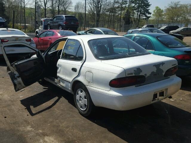 1Y1SK5262VZ437241 - 1997 GEO PRIZM WHITE photo 3