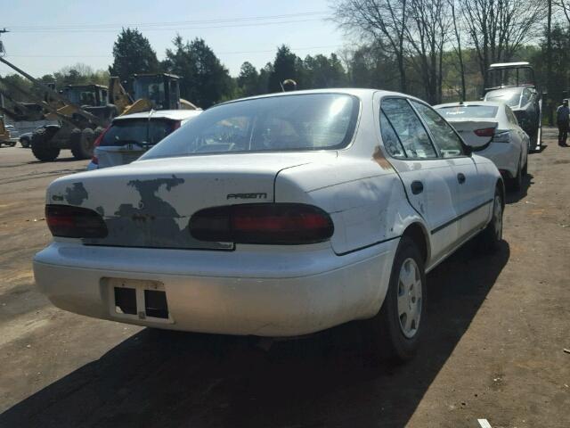 1Y1SK5262VZ437241 - 1997 GEO PRIZM WHITE photo 4